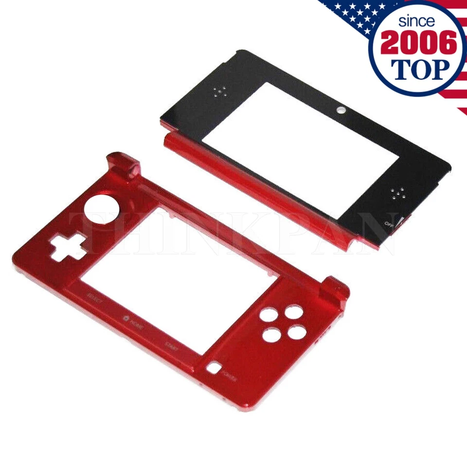 Full Housing Shell Cover Case Replacement for Nintendo 3DS System Console Red - Image 3 of 4