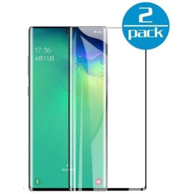 Vitre pour Samsung S8 S9 S10 Note 8 9 Note 10 Verre Trempé Film écran Full Cover - Photo 1/4