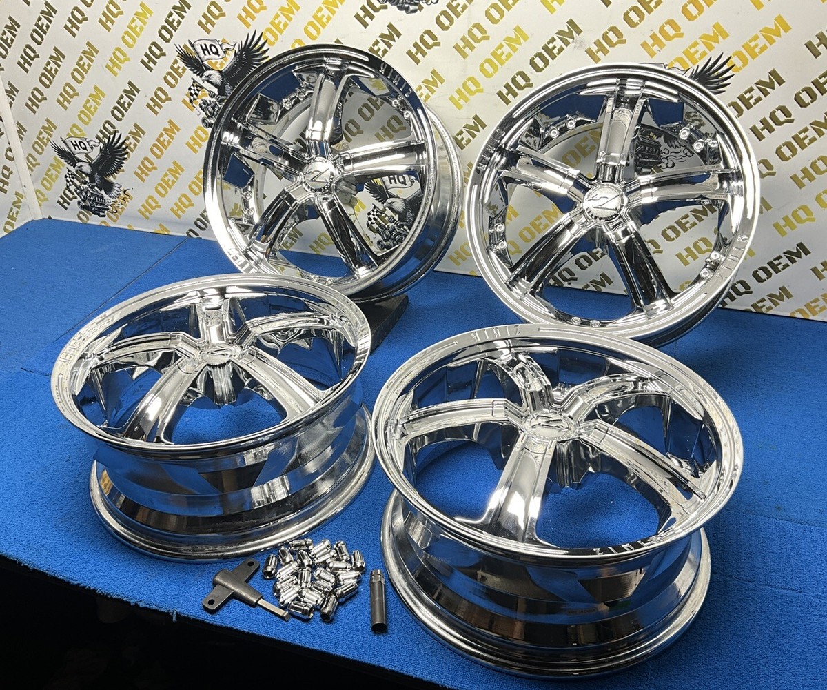 1986-1990 Toyota Supra Chrome Wheel Rim ZINIK Z24 17x7.5 17