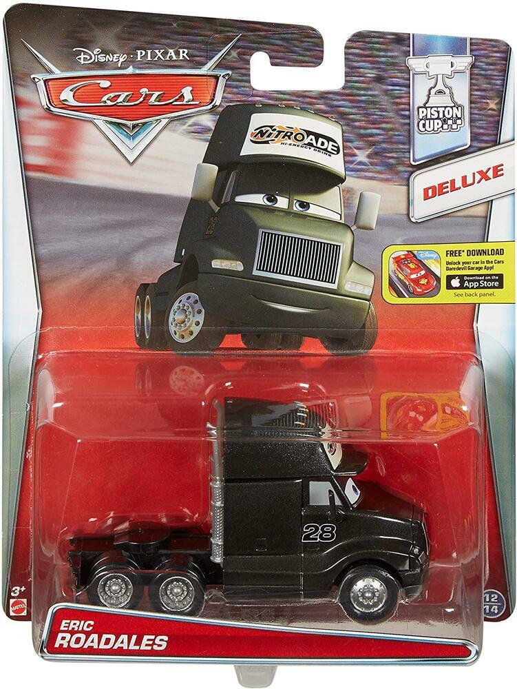 Disney Cars Deluxe Pit Crew Eric Roadales Nitroade Semi Tractor | eBay