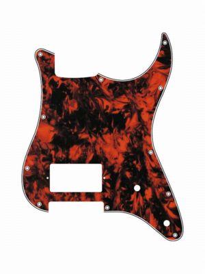 Pickguard E-Gitarre I Standard 11-Loch 3-lagig Marble / Marmor Orange  H