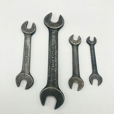 Vintage Drop Forged Open End Wrenches Made In USA 3/4, 5/8, 1/2, 7/16, 3/8