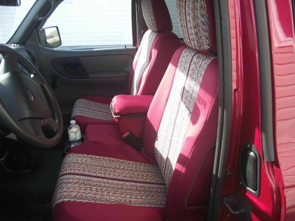 COVERKING SADDLEBLANKET CUSTOM FIT FRONT SEAT COVERS FOR FORD F150 - Image 3 of 4