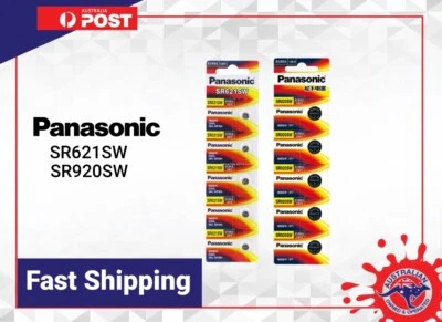 Panasonic SR521SW 379 SR920SW 371 1.55v SR621SW 364 Silver Oxide Battery Watch - image 1 of 4