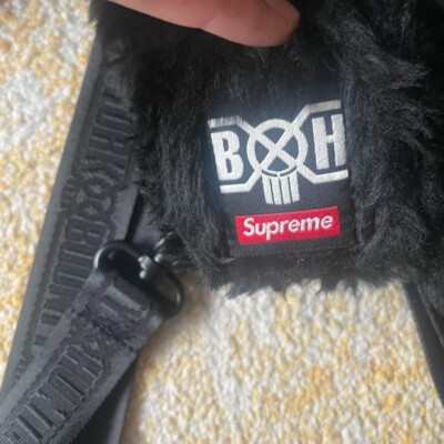 SUPREME FW23 BOUNTY HUNTER BACKPACK BLACK PLUSH | eBay