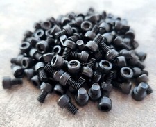 100 1/4" 8-32 Black Hex Cap Screws Tattoo Machine Parts Forward Tattoo USA New