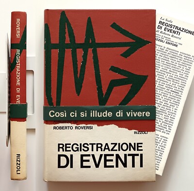 Roberto Roversi. Veranstaltungsaufzeichnung. Rizzoli 1964 Mit Verlagskarte