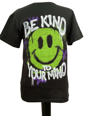 DOM Black KINDMIND Short Sleeve Crew Neck T-Shirt Sz S *