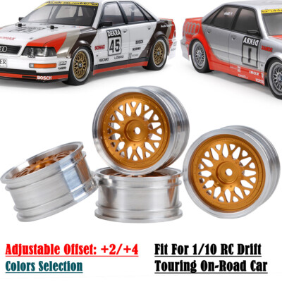 Aluminum Adjustable Offset Mesh Wheels for Tamiya TT-02RR XV02Pro
