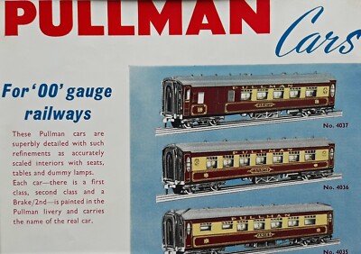 Pullman Trains Hornby Eisenbahn Spielzeug - montiert Vintage Werbung 1960er Zeitschriftenseite