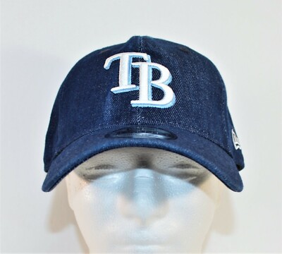 New Era x Levis Dark Wash Denim Tampa Bay Rays 9Twenty Adjustable Hat NEW  RARE