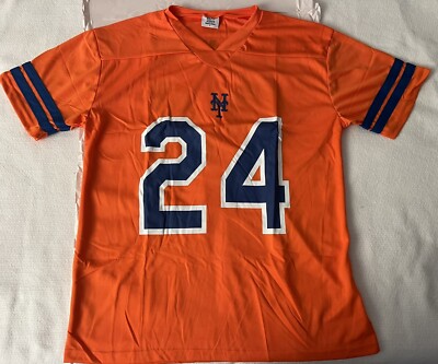 NY METS FOOTBALL JERSEY SGA LARGE MLB BASEBALL CITI FIELD 8/18