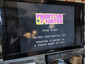 Phantom Fighter NES(Nintendo Entertainment System, 1990) - Complete w/Box Tested