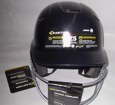 EASTON Z5 BATTING HELMET WITH SOFTBALL MASK 6 3/8 - 7 1/8 JR NAVY