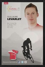 1964 Guillaume Levarlet Radsport 2013 Cofidis Pro Cycling Team Autogrammkarte