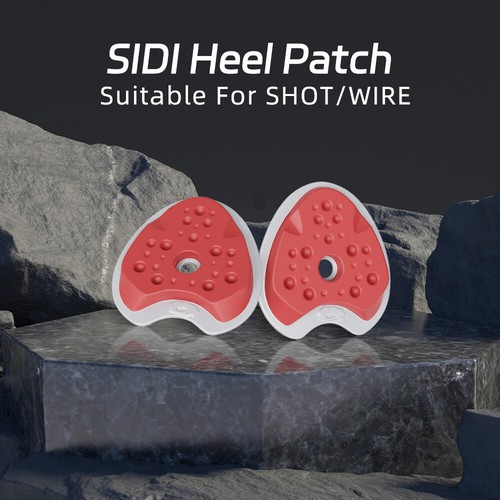 Sidi Universal Rubber Heel Pad Replacement for Carbon Sole Road Bike Shoes - Picture 4 of 9