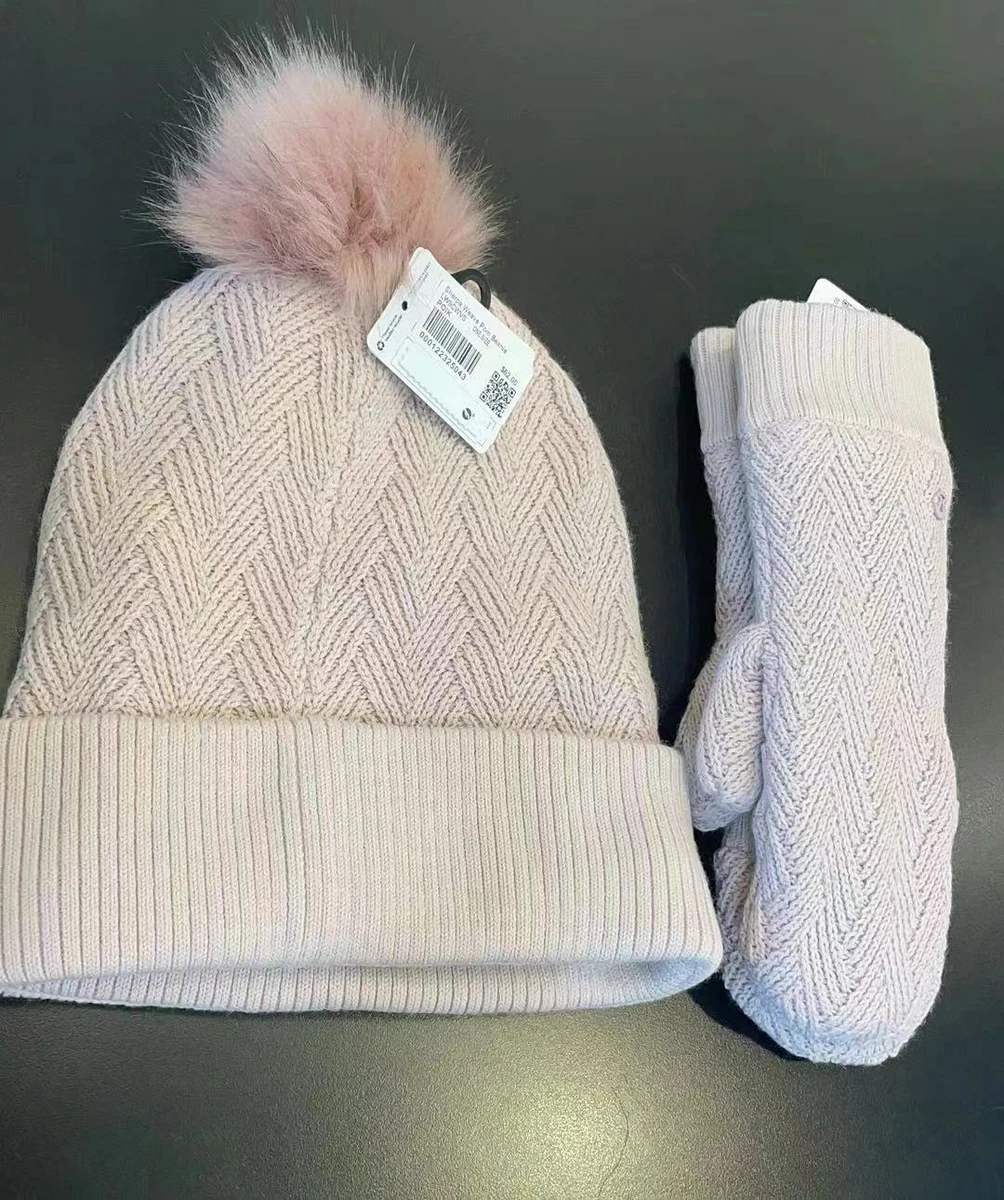Lululemon Sherpa Weave Pom Beanie in Porcelain Pink Lululemon Sherpa Weave Pom Beanie - Porcelain Pink - lulu  main image 3