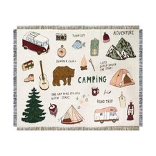 NNEOBA Squirrel Decorative Outdoor Camping Blanket