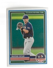 2023 Panini USA Baseball Stars & Stripes Brayden Taylor RC Rookie (A)