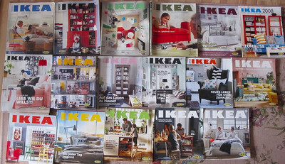 IKEA Kataloge 2003, 2004, 2009 ,2010, 11, 12, 14, 15,16,17 und 2020