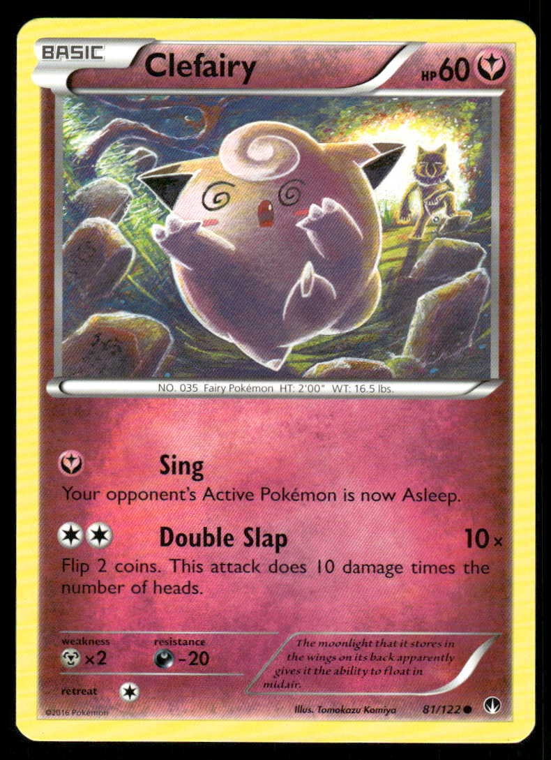 Pokemon Clefairy 81/122 BREAKpoint C LP