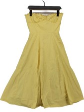 House Of CB London A-Line Midi Dress M in Yellow
