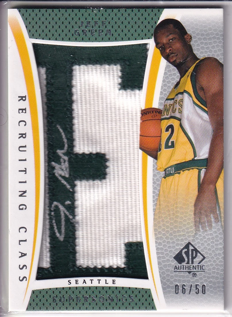 Basketball Jeff Green Rookie 2007-08 Season Sports Trading Cards