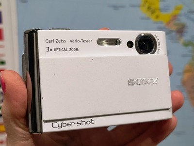 Sony Cyber-shot DSC-T110 16.1MP Digital Camera - Silver for sale