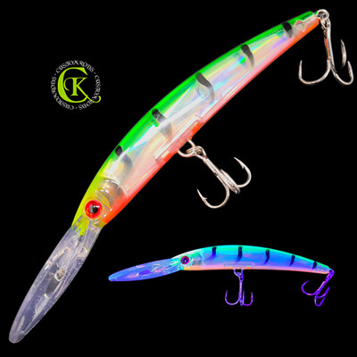 Swimbait 17cm UV Wobbler Kunstköder Runner Twitchbait Raubfisch Schleppen Waller
