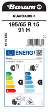Barum Quartaris 5 195/65 R15 91H M+S Ganzjahresreifen