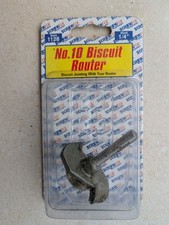 Screwfix No 10 Biscuit Router bit 1/4" Shank D=11mm W=4mm