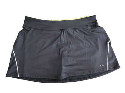 Champion Athletic Skort Skirt Women's XL Gray Quick Dry Golf Pickleball Tennis