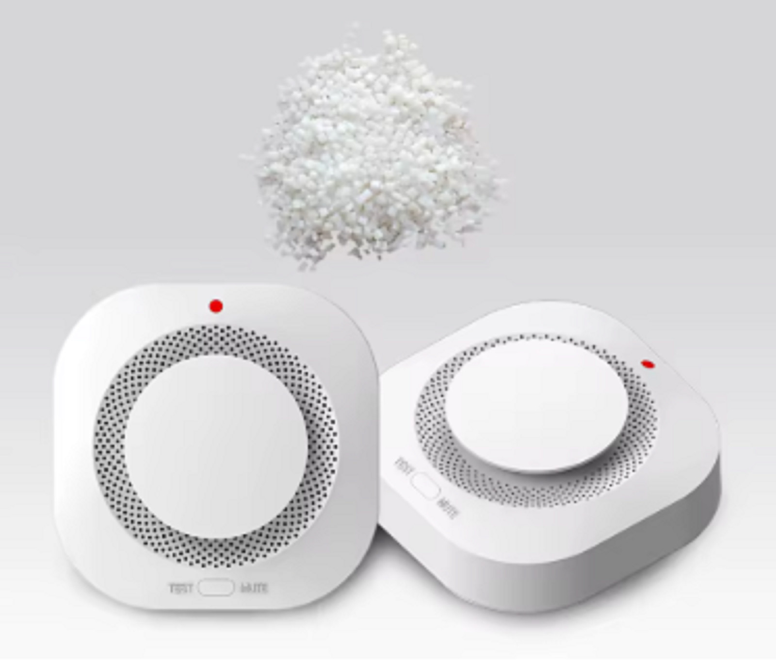 Smoke Detector,  2 in 1  & Smoke Alarm,Fire Detector Home Security Smoke Detecto