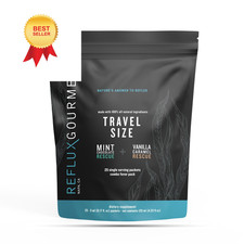 REFLUX GOURMET Natural Heartburn Acid Reflux Single-Serve Combo Pack 25 ct