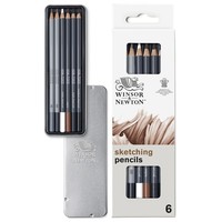 Zeichenstifte Set 6-Teilig Winsor & Newton Bleistifte KüNstlerbedarf Malen