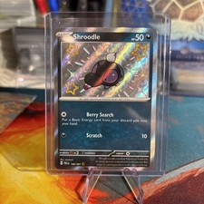 Pokémon TCG Shroodle Scarlet & Violet: Paldean Fates 189/091 Holo Shiny Rare