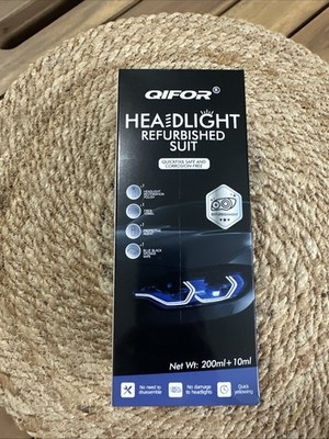 QIFOR Headlight Refurbished Suit Car Headlight Restoration Repair Kit New Sealed