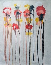 Cy Twombly Signed American Abstract Oil Painting – Expressionist Art