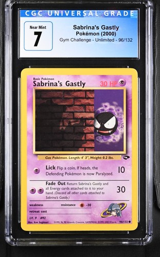 Sabrina's Gastly (Unlimited) graded CGC 7 for sale on eBay