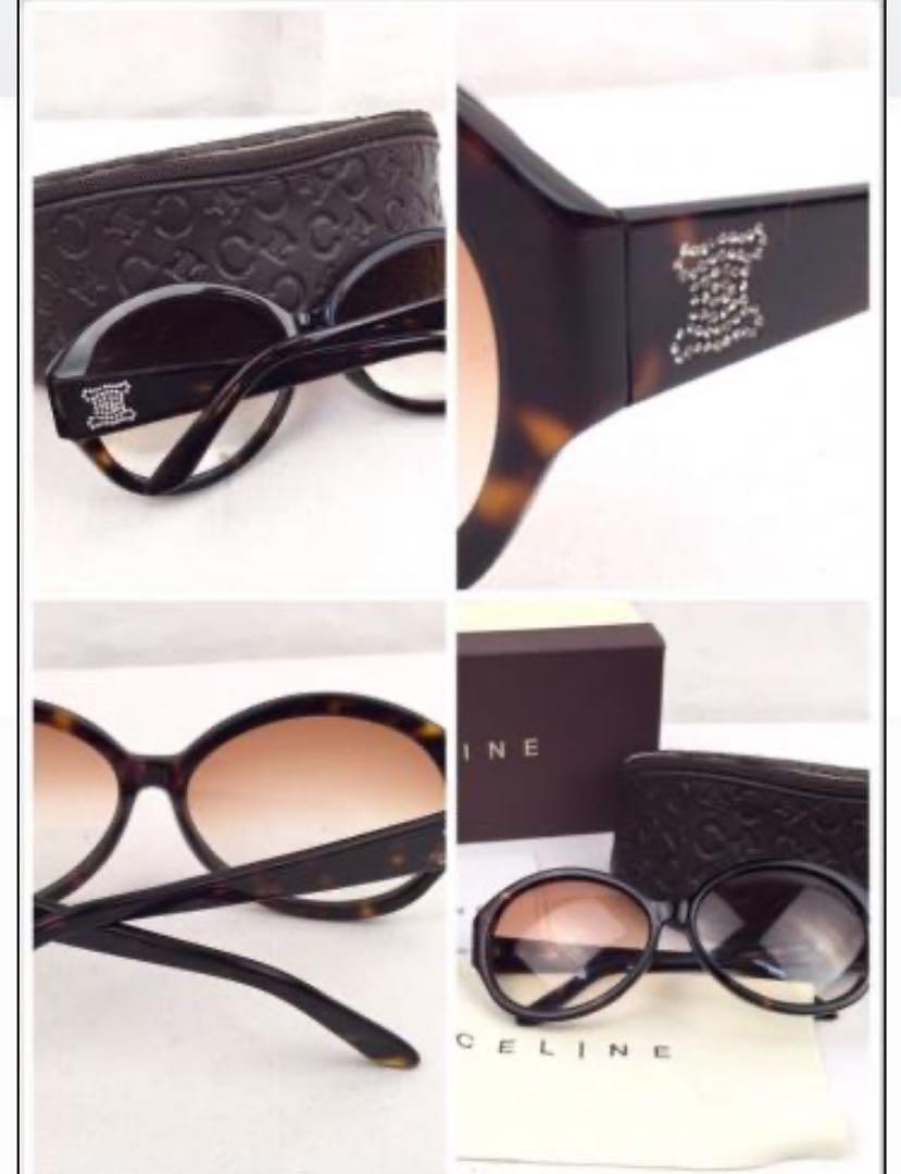 Celine Tortoiseshell Pattern Sunglasses - image 3