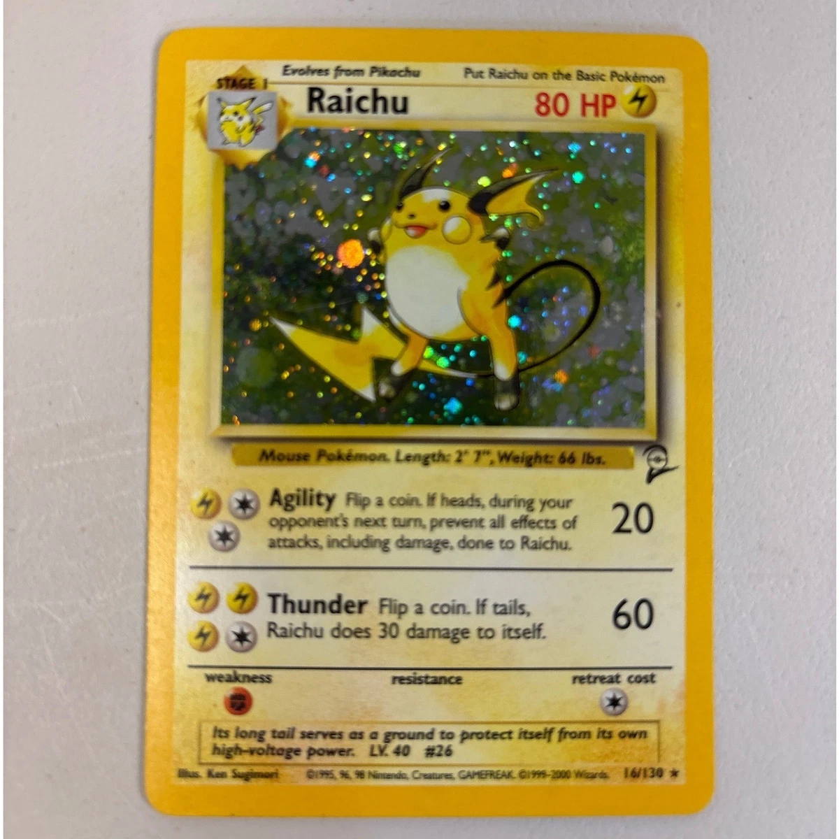 25+ Raichu 016/130 Base Set 2 for sale | Updated Oct 2026