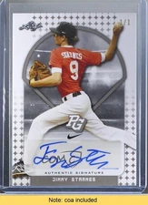 2018 Leaf Perfect Game National Showcase 1/1 Jimmy Starnes #BA-JS3 Auto 7m3