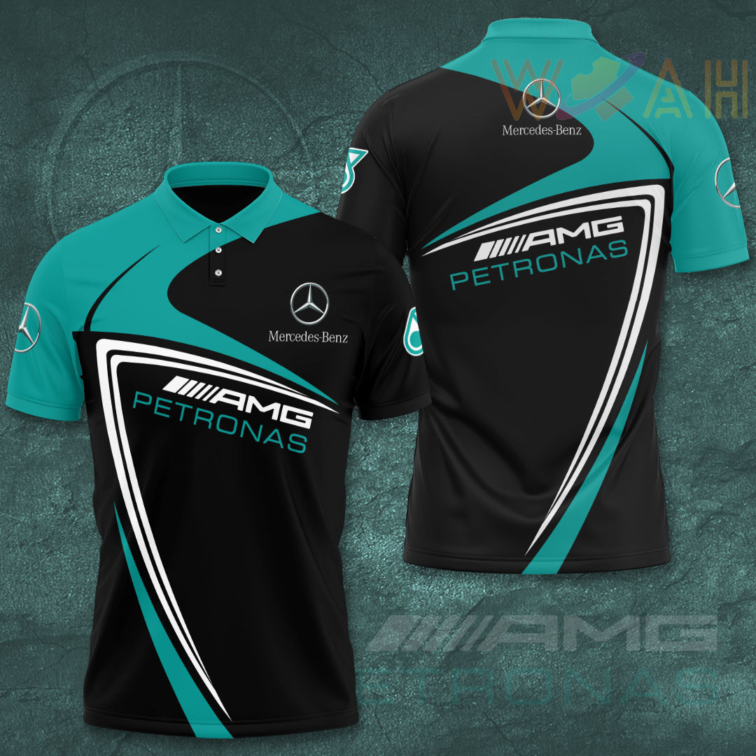 Mercedes AMG Petronas F1 Team Apparels 3D S29 T-shirt