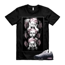 Air Max 95 Pink Foam Black White OG Big Bubble T Shirt Match NO EVIL