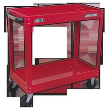 Sealey CX105 Workshop Trolley 2-Level Heavy-Duty Garage Workshop DIY