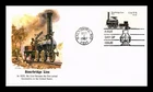 DR JIM STAMPS US COVER STOURBRIDGE LION LOCOMOTIVES FIRST DAY ISSUE FLEETWOOD