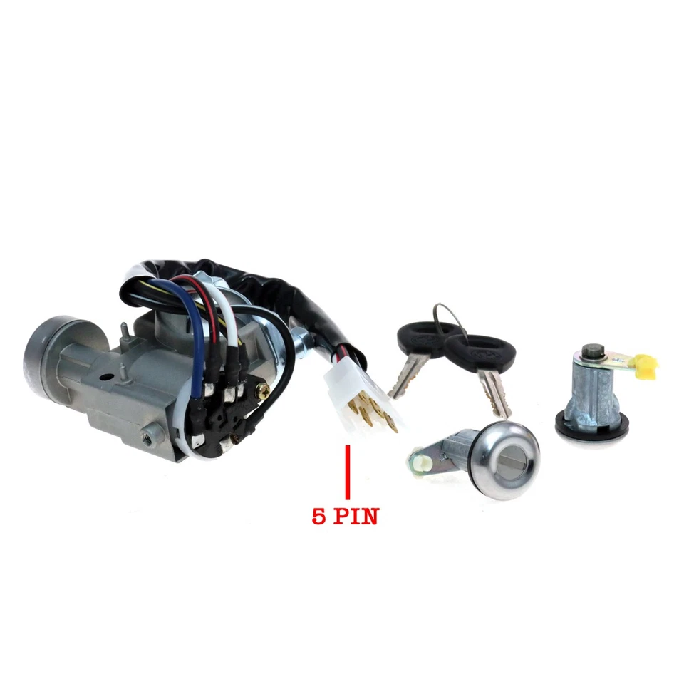 82 83 84 MAZDA B-Series B1600 B1800 JUEGO DE BLOQUEO DE DIRECCIÓN Y PUERTA CILINDRO DE ENCENDIDO Foto 4 de 4