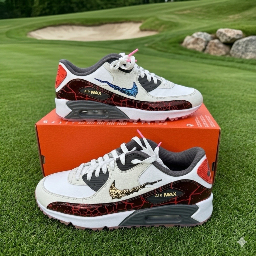 Size 12.5 - Nike Air Max 90 Golf NRG Phoenix Open for sale online