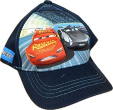 Baseball Cap - Disney - Cars McQueen Black 3D-Pop-Up Youth/Kids Size Hat NEW