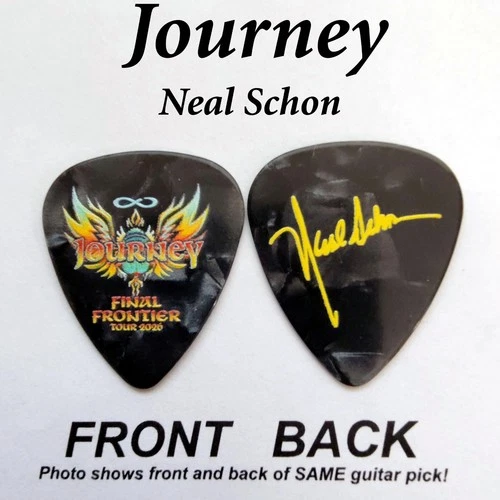 JOURNEY Classic arena Rock band novelty signature guitar pick